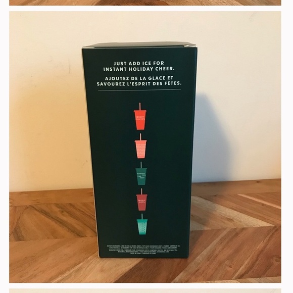 NEW Starbucks Reusable Cold Cups Holiday 2019 - Picture 4 of 6